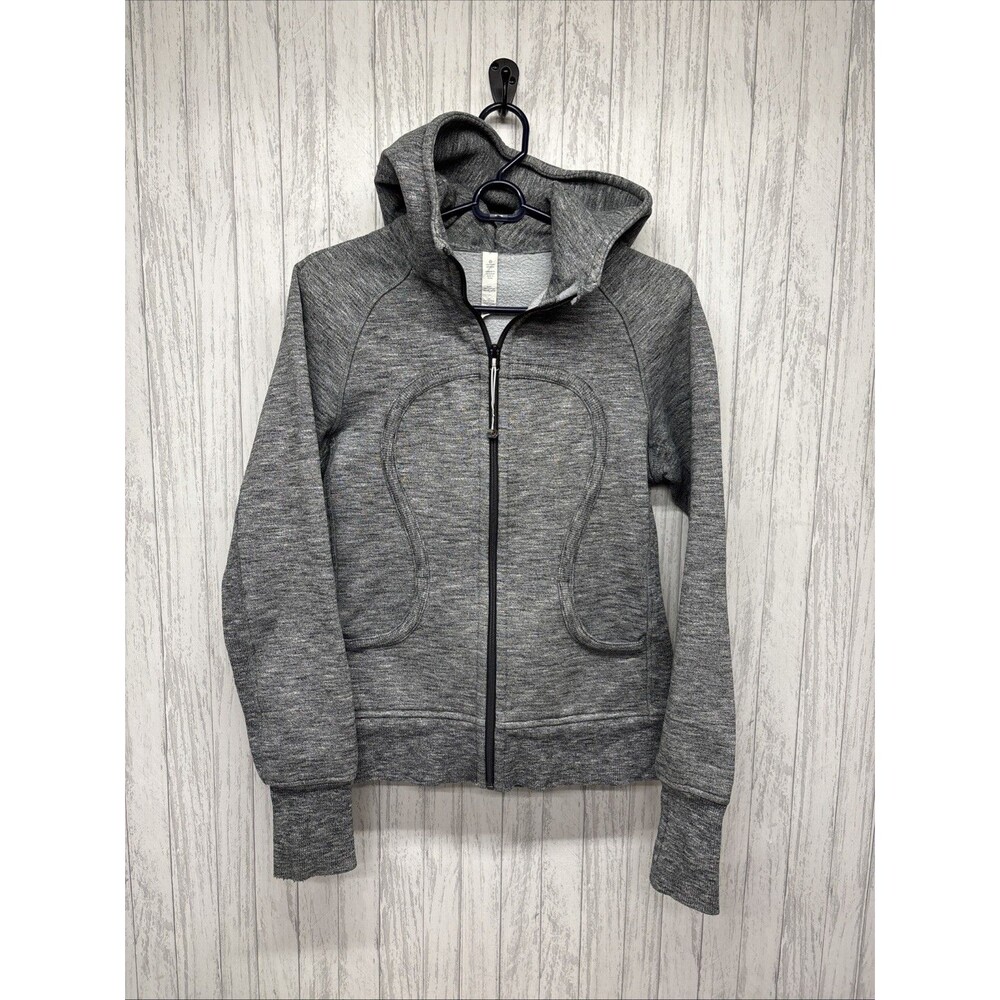 Womens Size 8 Lululemon Scuba Hoodie Gray